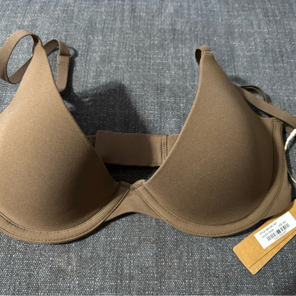 Brown Full Coverage T-Shirt Bra with Underwire